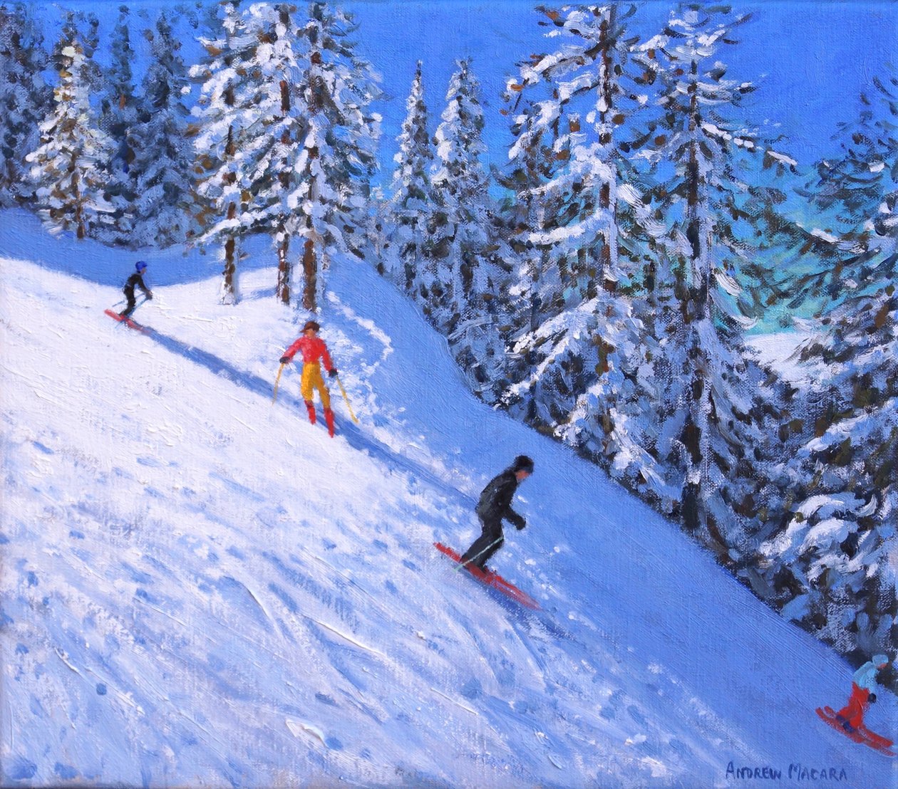 Pendio ripido, Les Arcs, Francia da Andrew Macara