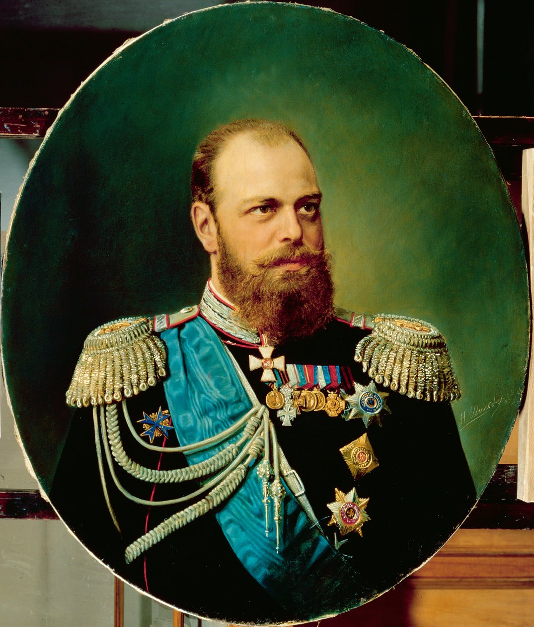 Imperatore Alessandro III (1845-94) da Andrey Nikolayevich Shilder