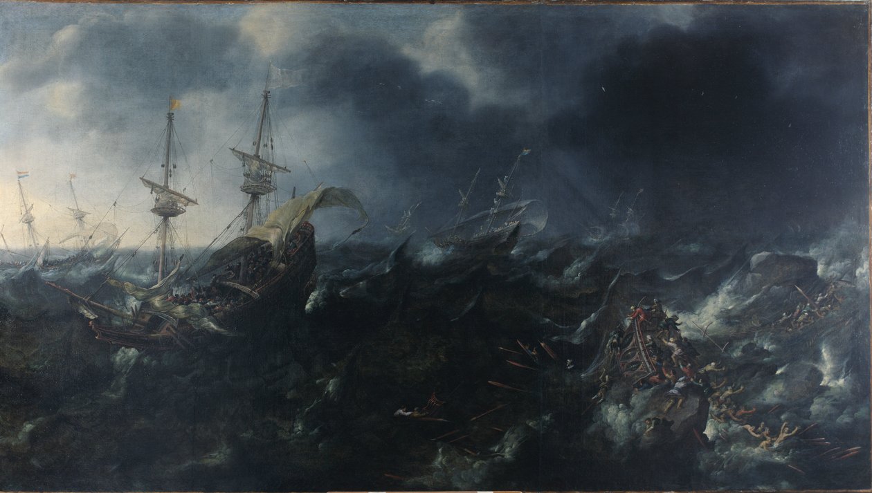 La battaglia di Lepanto da Andries van Eertvelt