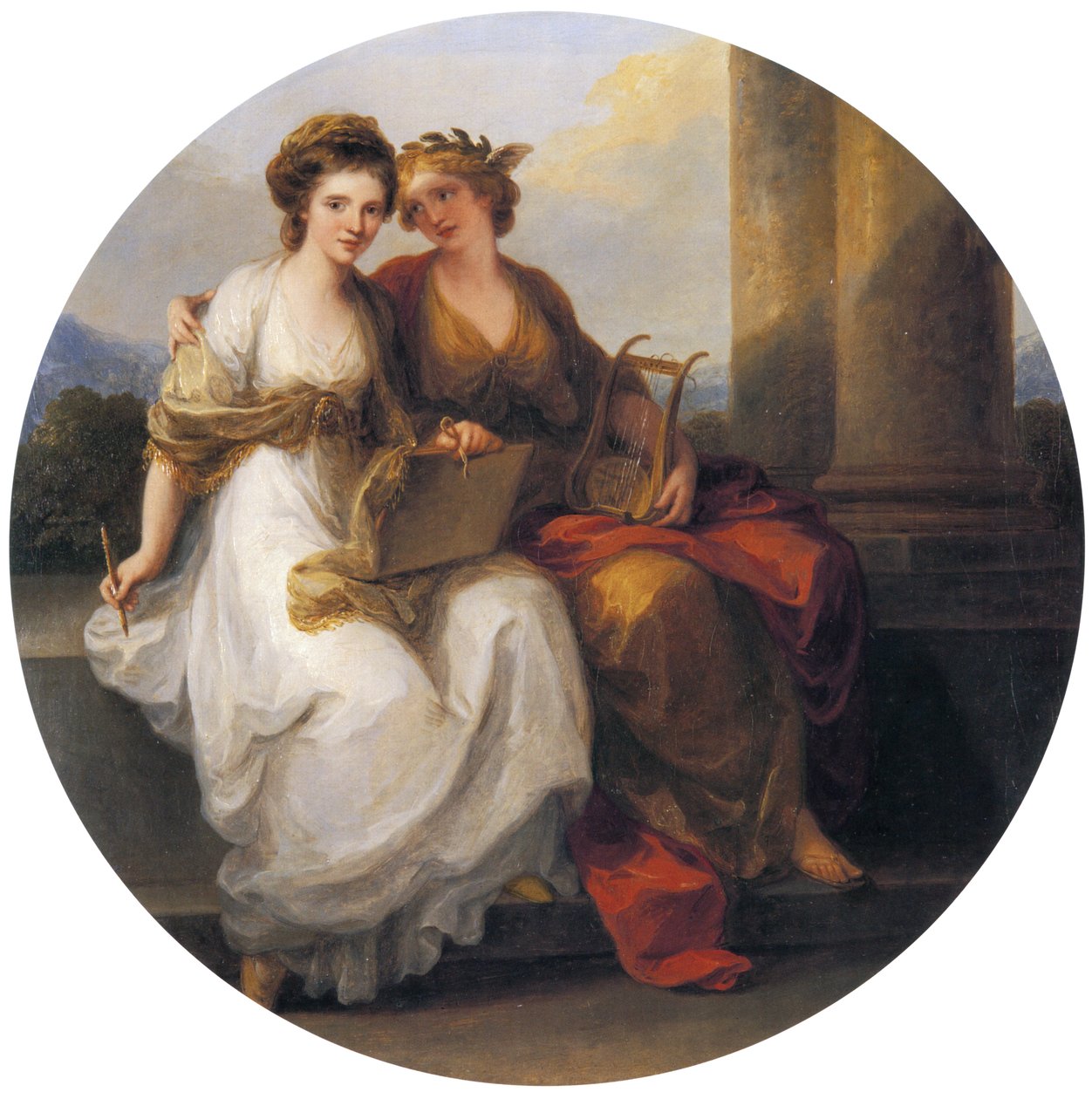Per George Bowles Esq. Heritage, Kenwood. da Angelica Kauffmann