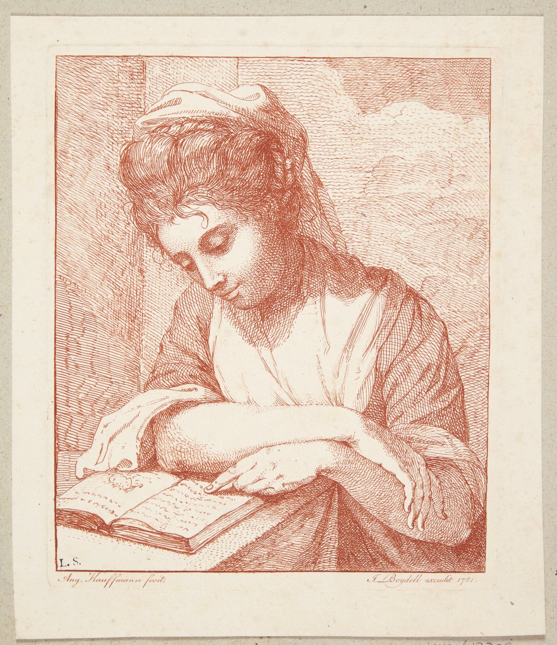 La ragazza che legge da Angelica Kauffmann