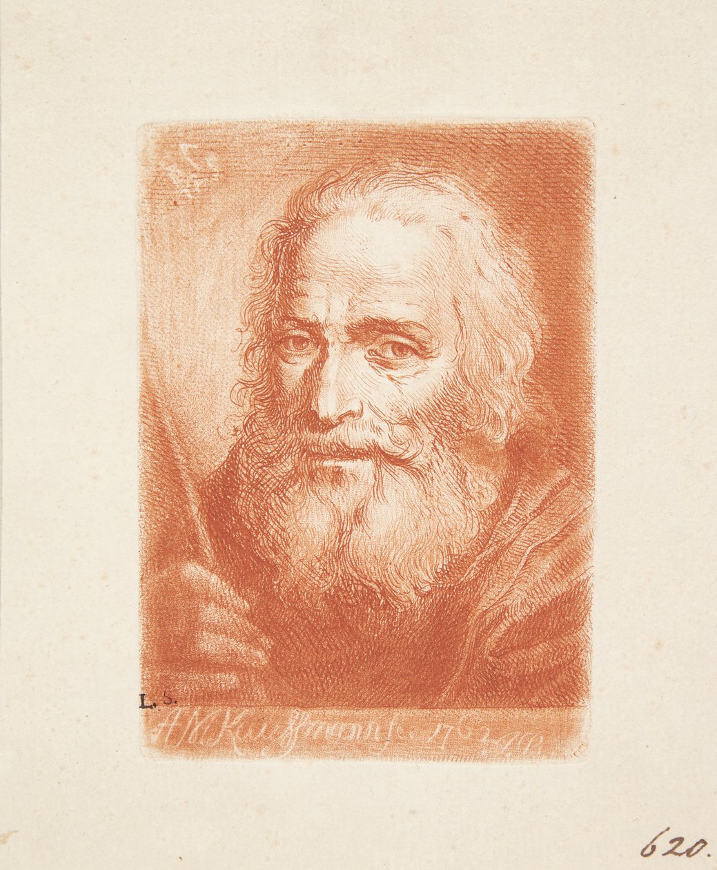 Il vecchio barbuto da Angelica Kauffmann