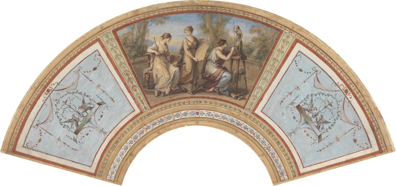 Progetto per un ventaglio da Angelica Kauffmann