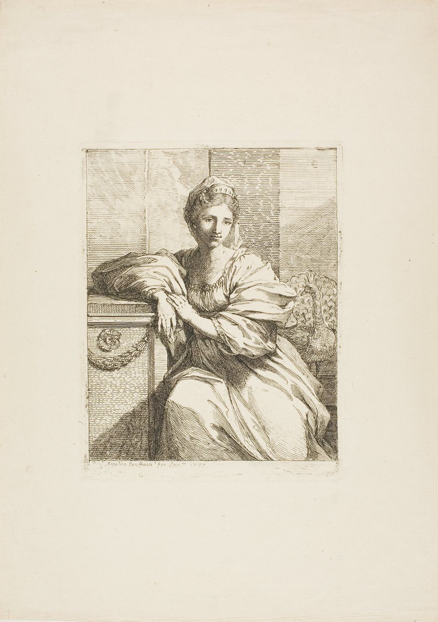 Giunone e il pavone da Angelica Kauffmann
