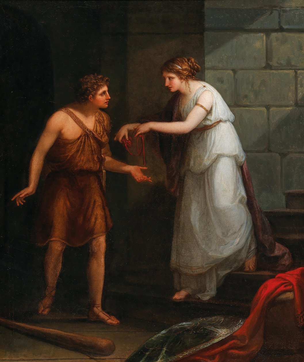 Teseo e Arianna da Angelica Kauffmann
