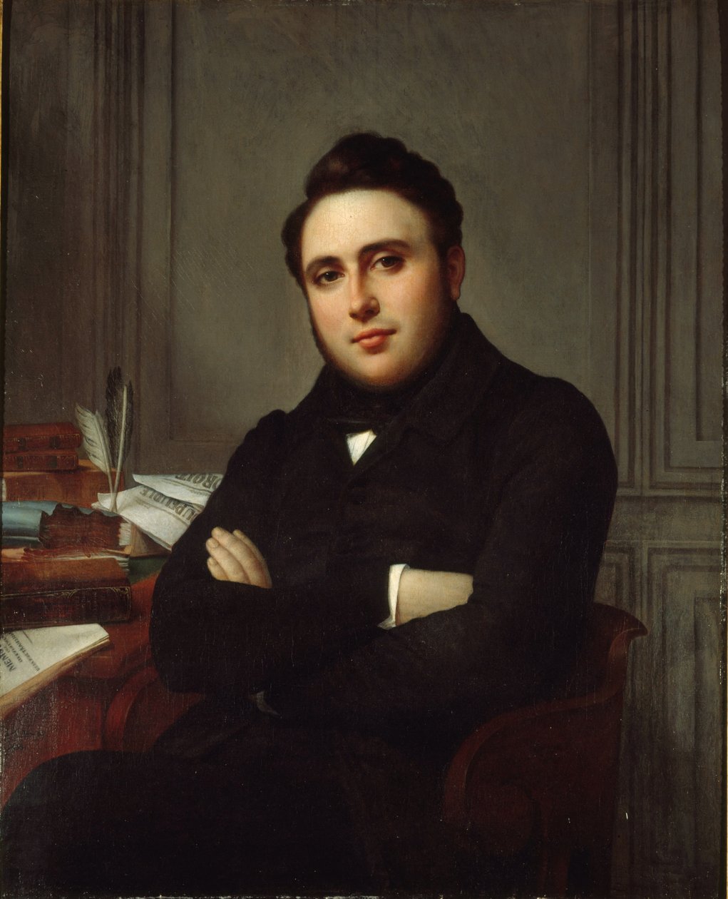 Ritratto di Alexandre Ledru-Rollin da Angelique Mongez