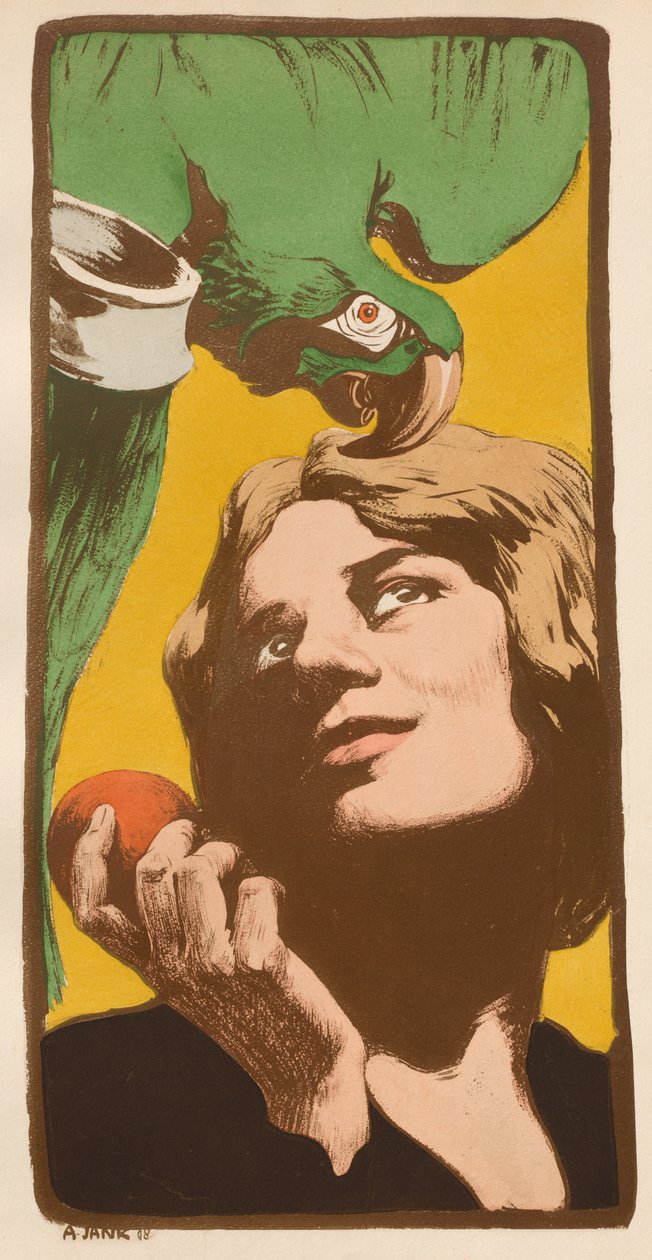 La Donna con il Pappagallo da Angelo Jank