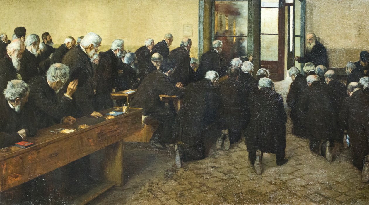 Il viatico da Angelo Morbelli