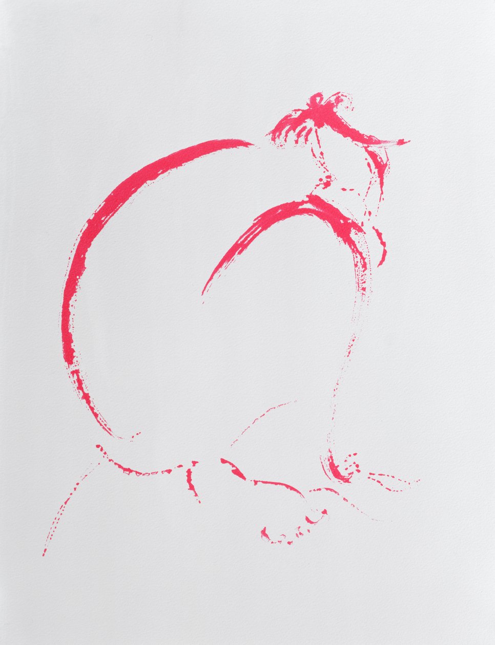 Nudo piegato cremisi, 2006 da Angie Kenber