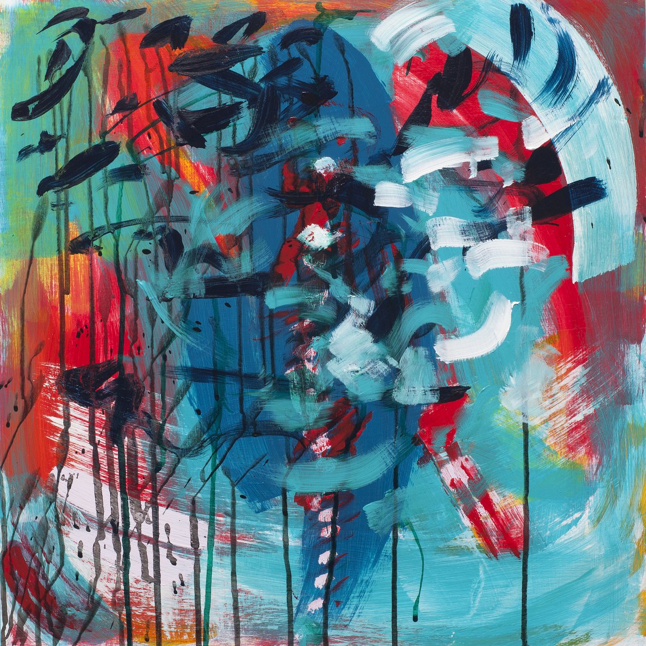 Vivere tra gli alberi III, 2017 da Angie Kenber