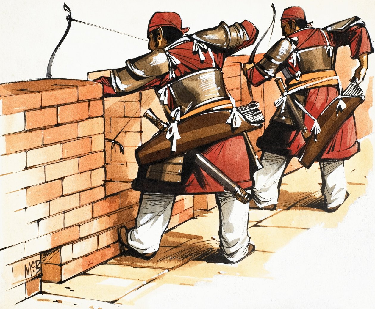 Arcieri al muro da Angus McBride