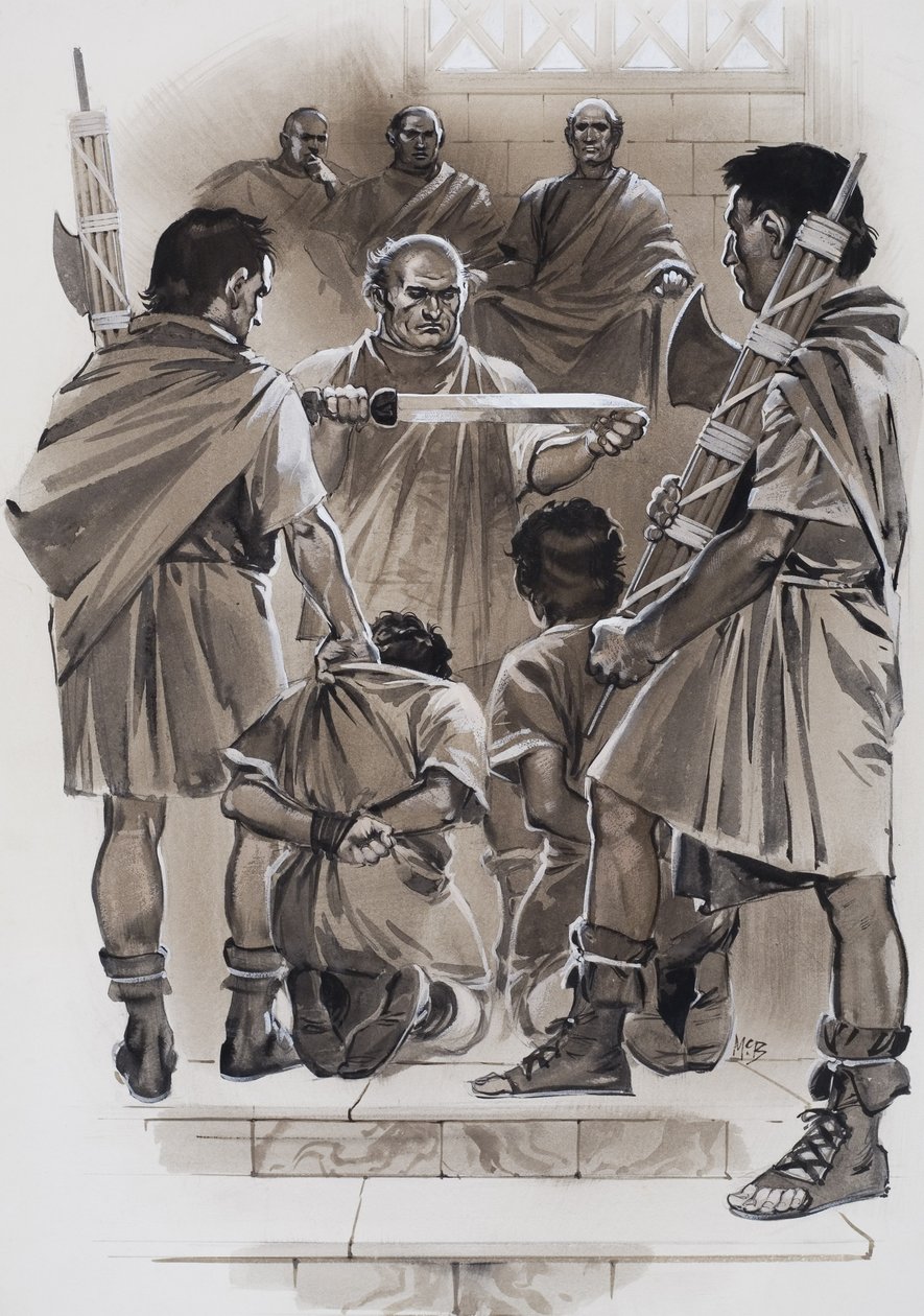 Lucio Giunio Bruto (gouache su carta) da Angus McBride