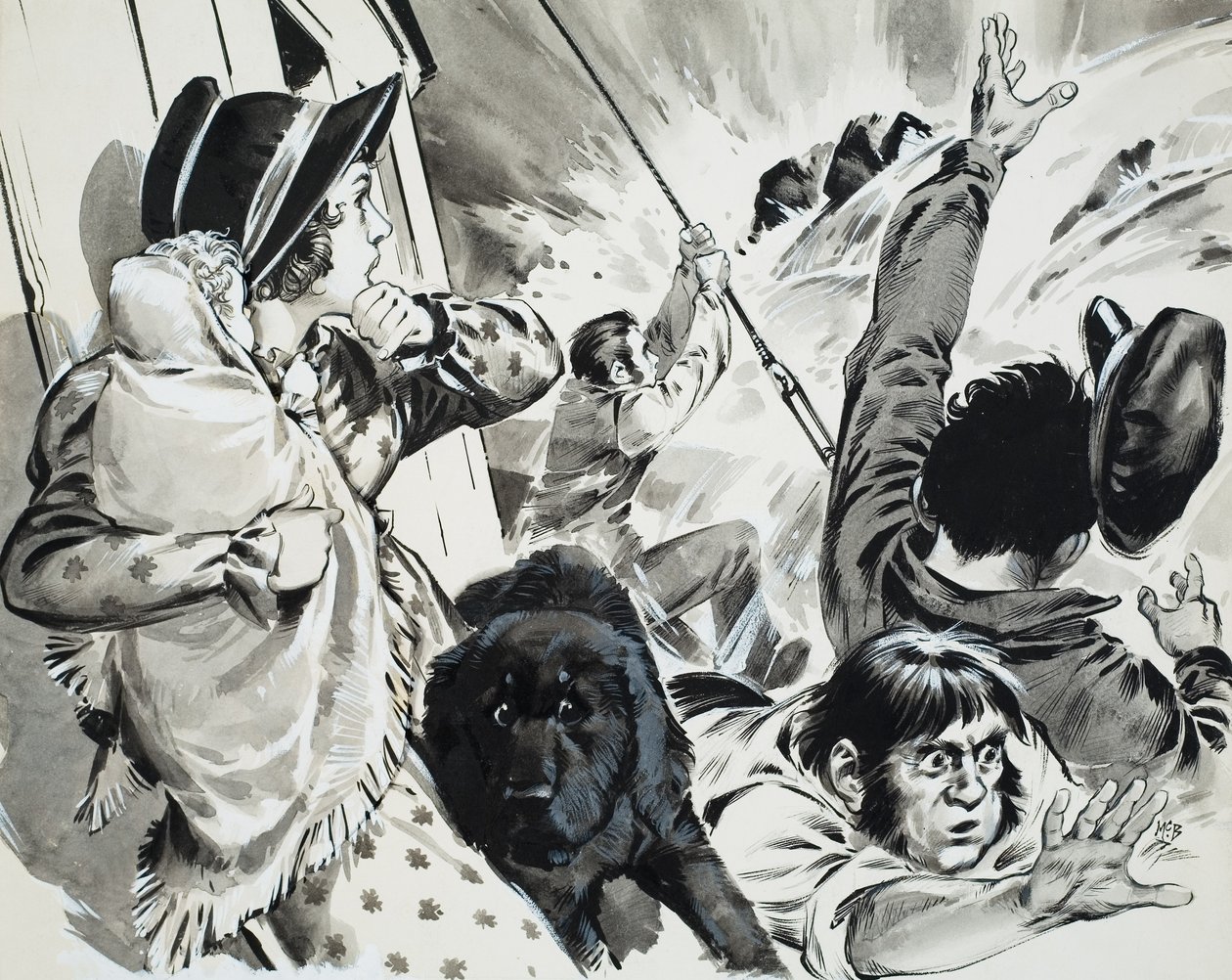 Battello a vapore del Mississippi (gouache su carta) da Angus McBride