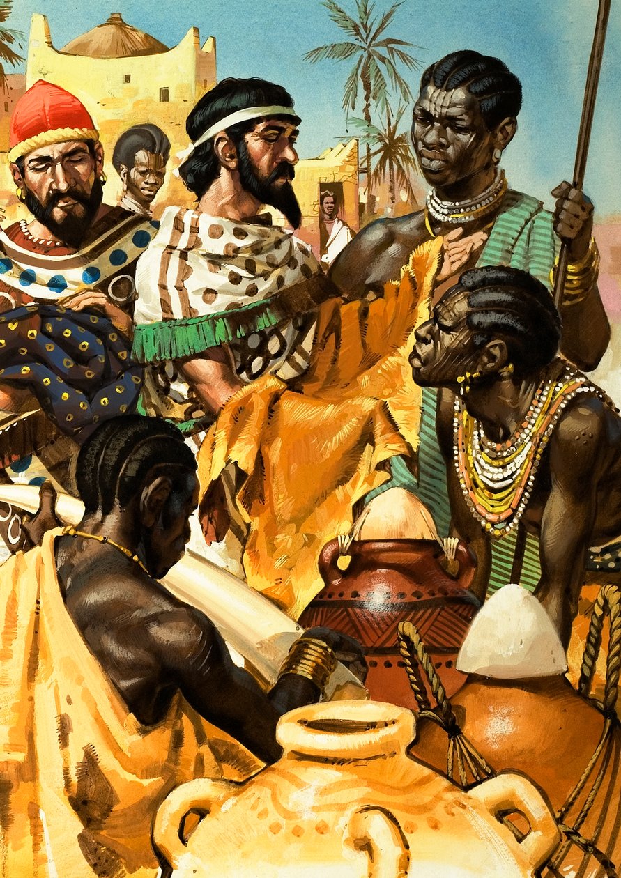 I commercianti fenici in Africa da Angus McBride