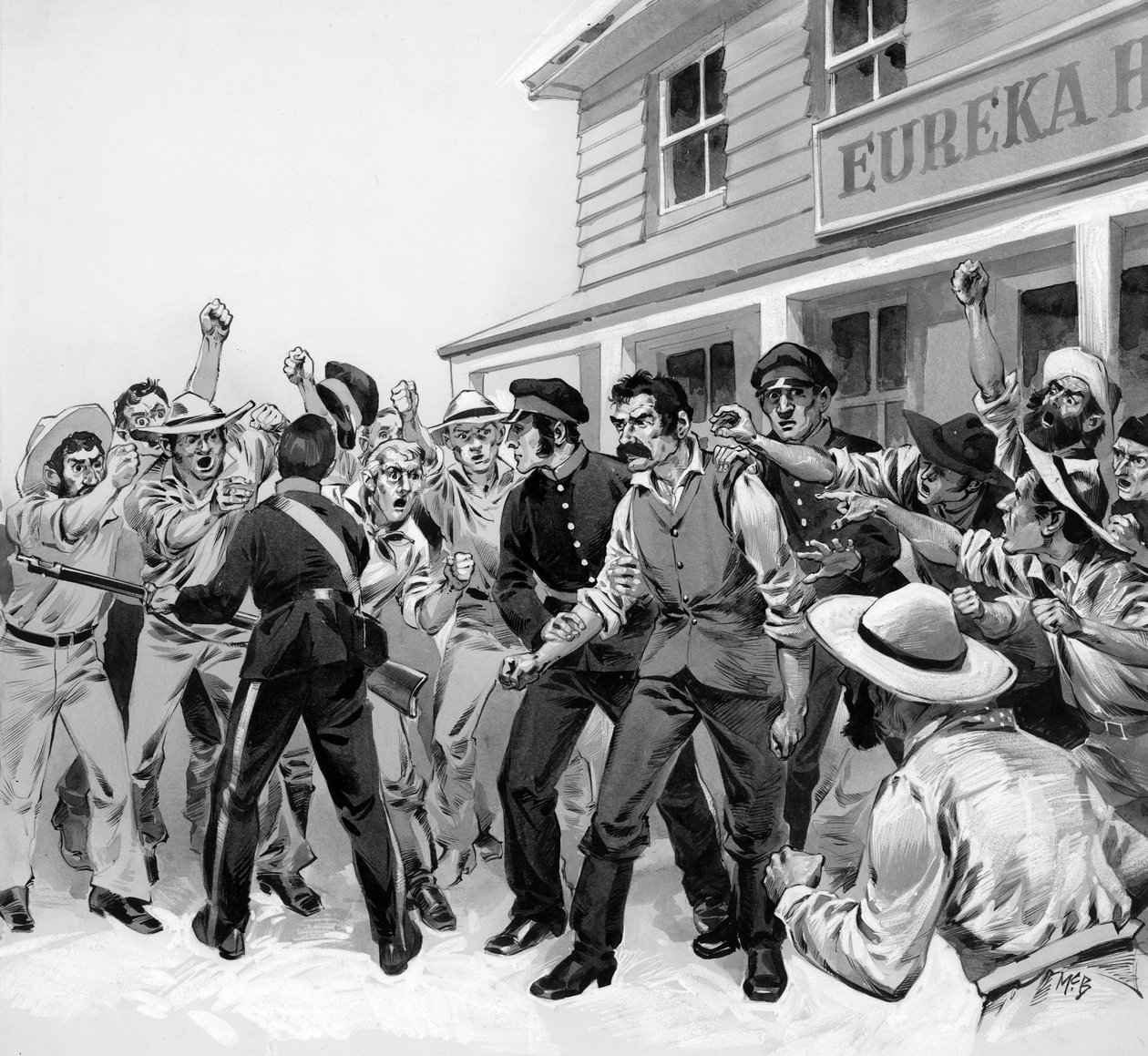 La difesa della fortezza di Eureka da Angus McBride