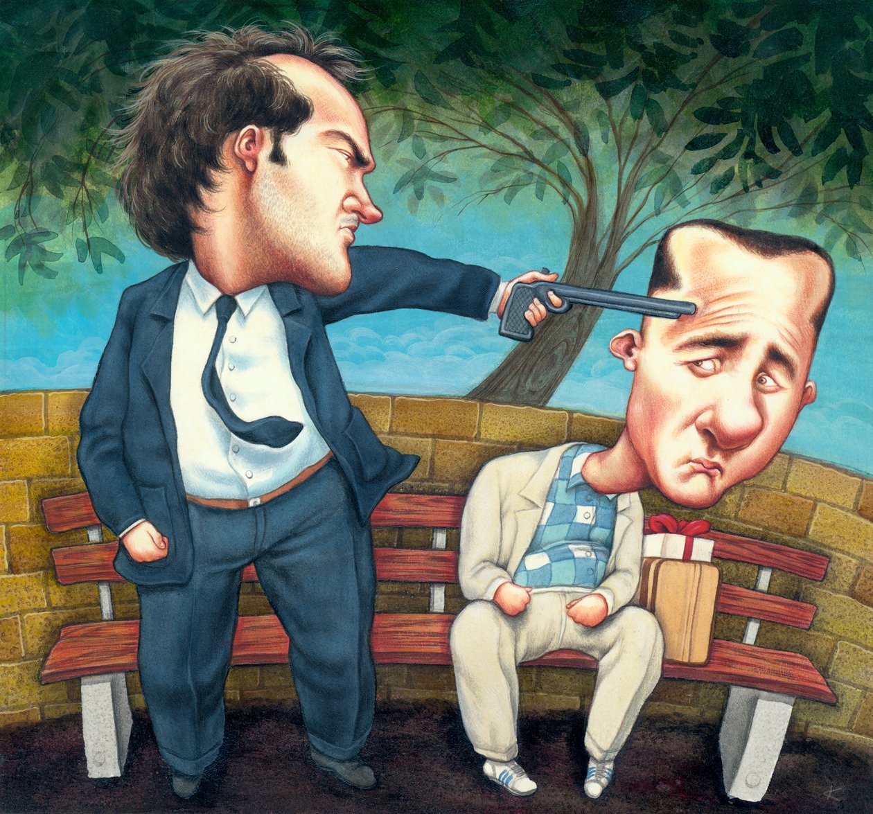 Tarantino contro Gump da Anita Kunz