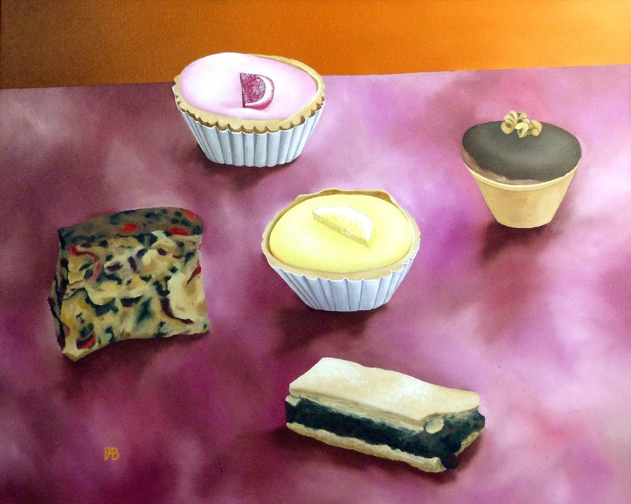Cinque torte, 1988 da Anna Phillips