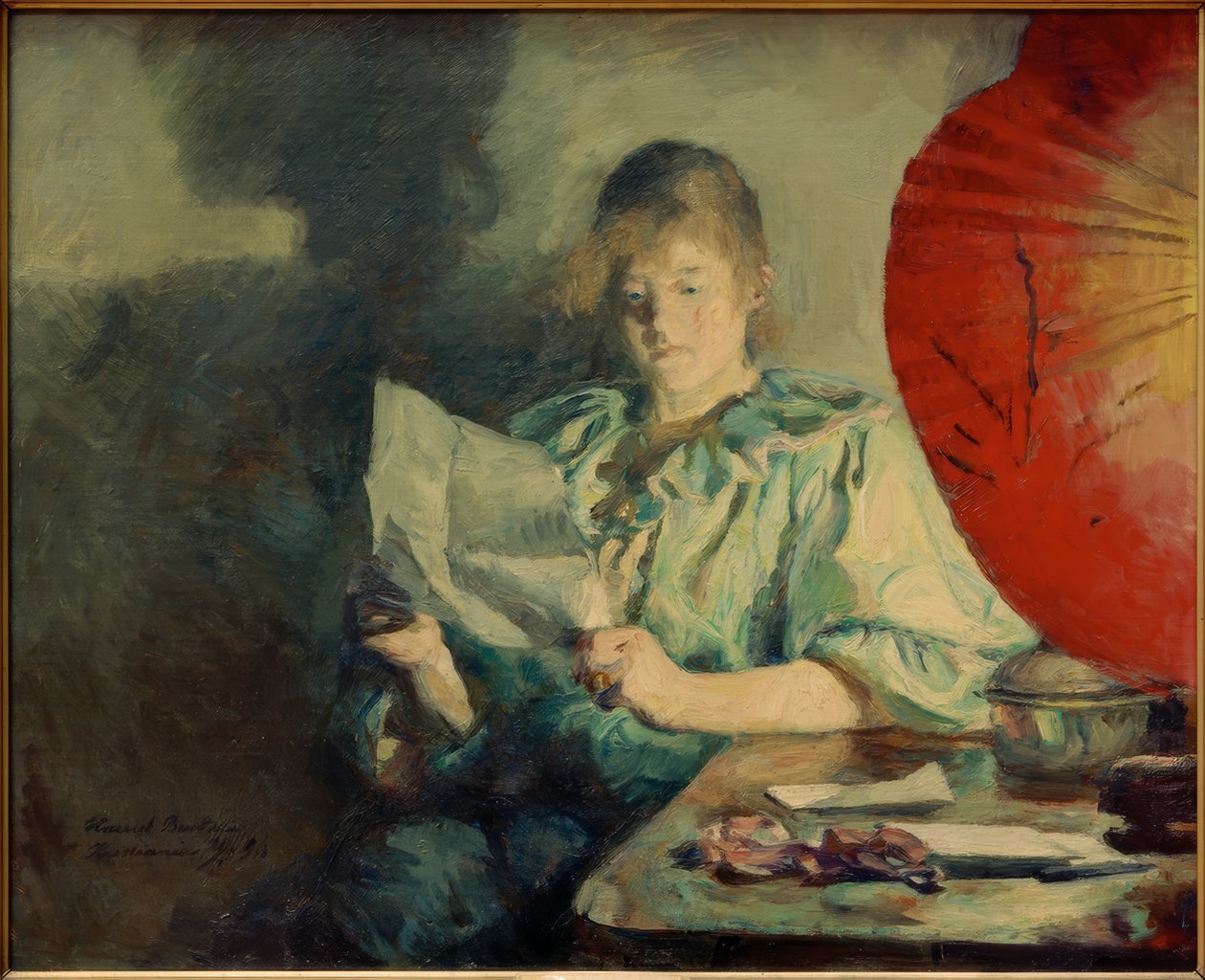 Sera, interno da Anna Ancher