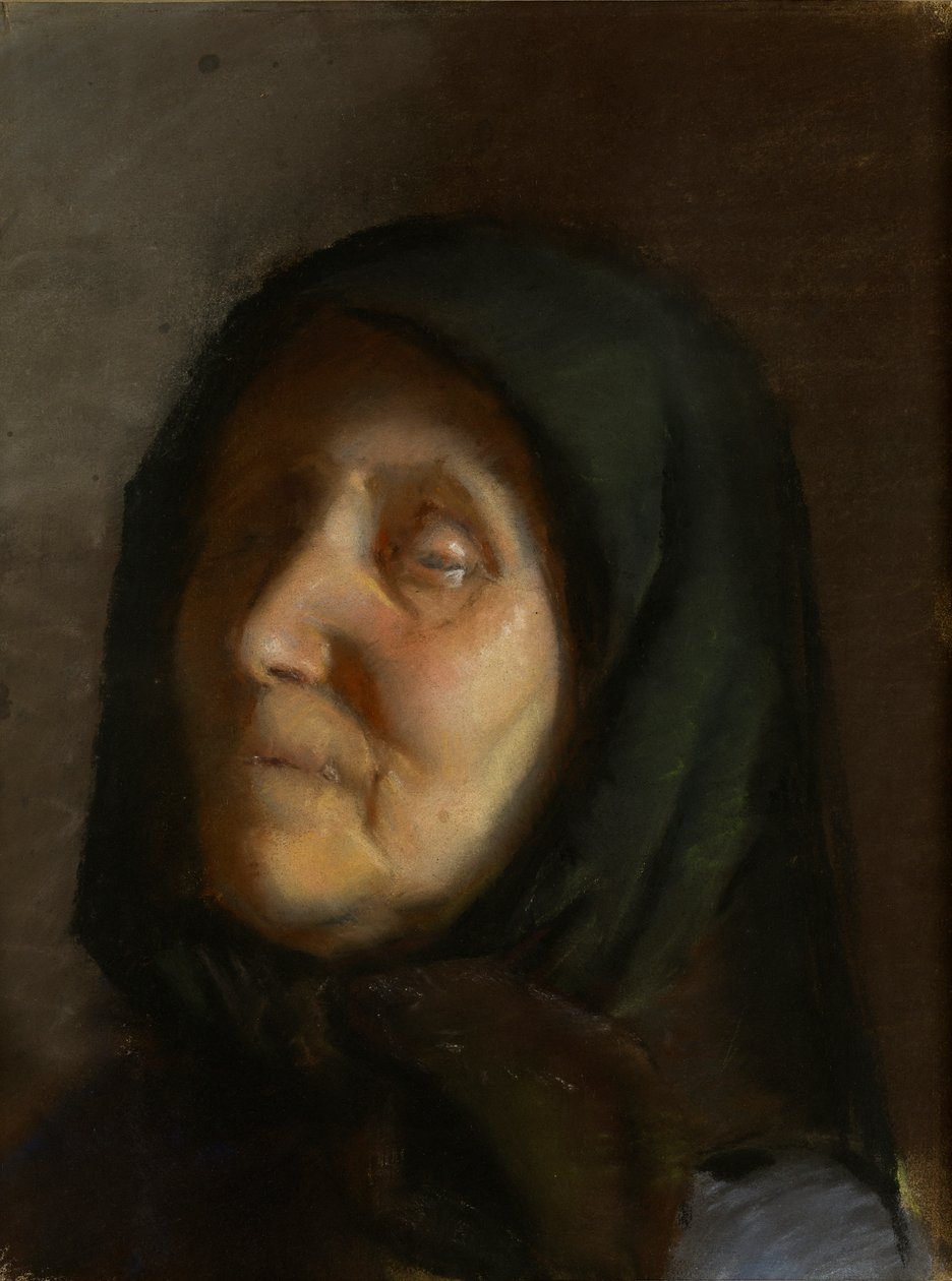 Danese: Blind kone Una donna cieca da Anna Ancher
