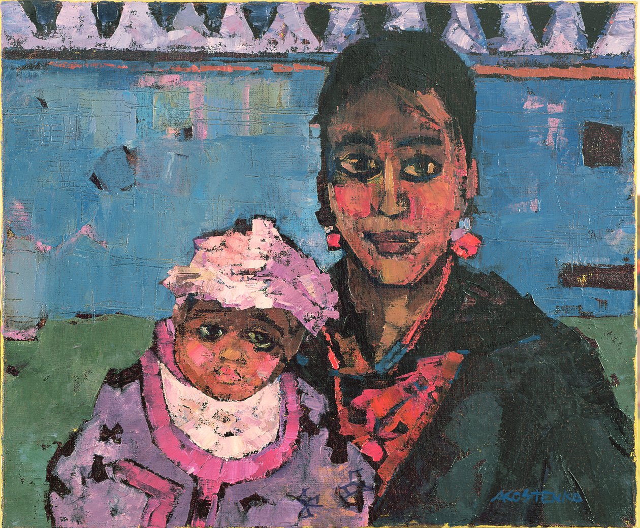 Madre spagnola da Anna Contemporary Artist Kostenko
