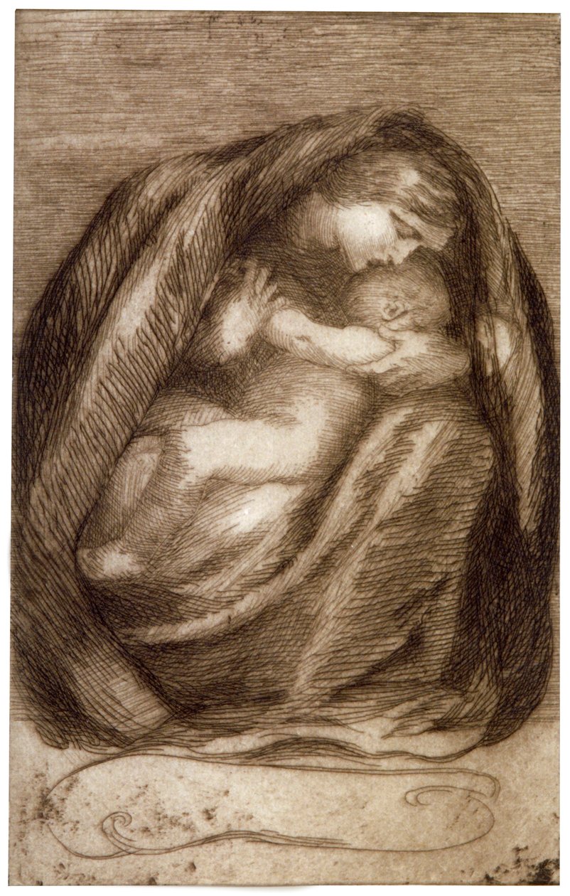Madre e figlio, 1911 da Anna Lea Merritt