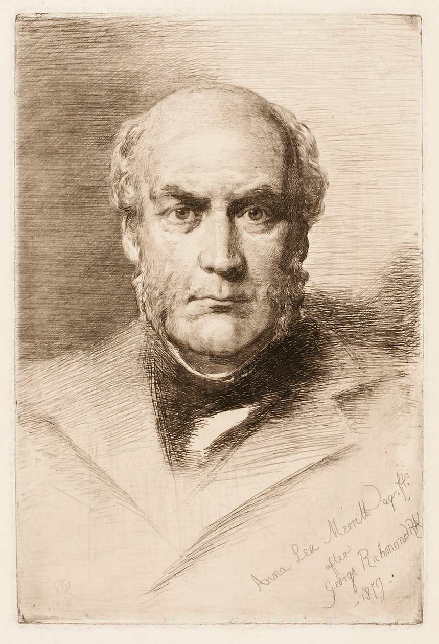 Senza titolo (ritratto di un uomo) da Anna Lea Merritt