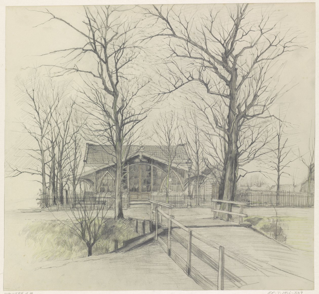 Caffè sotto alberi spogli da Anna Maria Kruijff