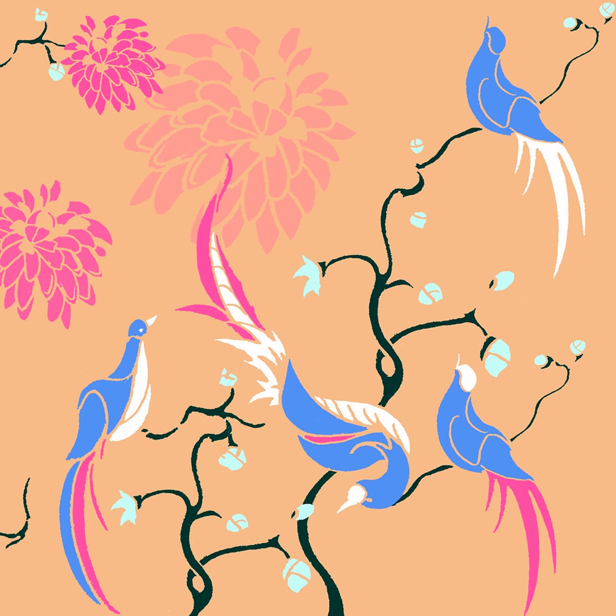 Uccelli in fiore da Anna Platts
