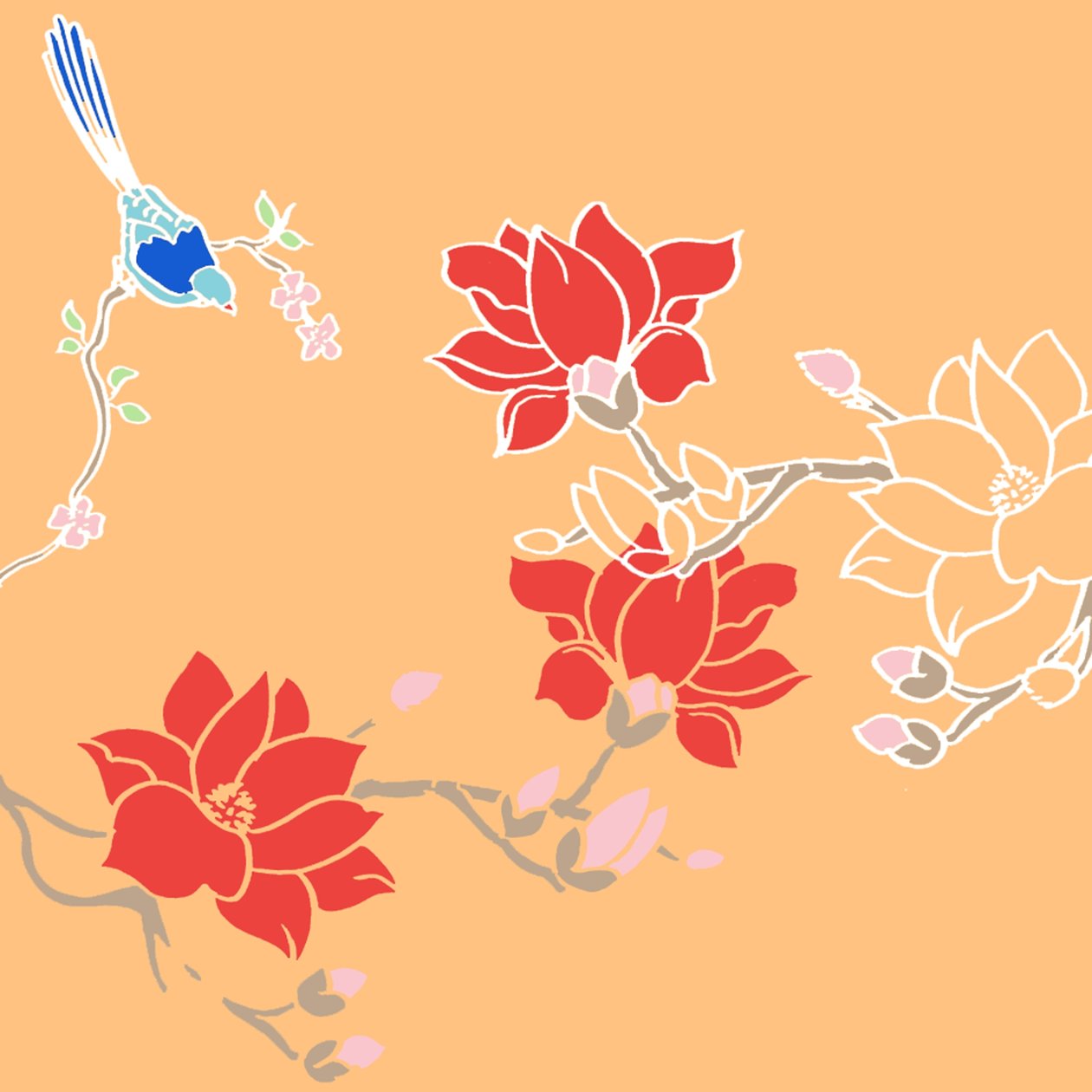 Uccelli in fiore da Anna Platts