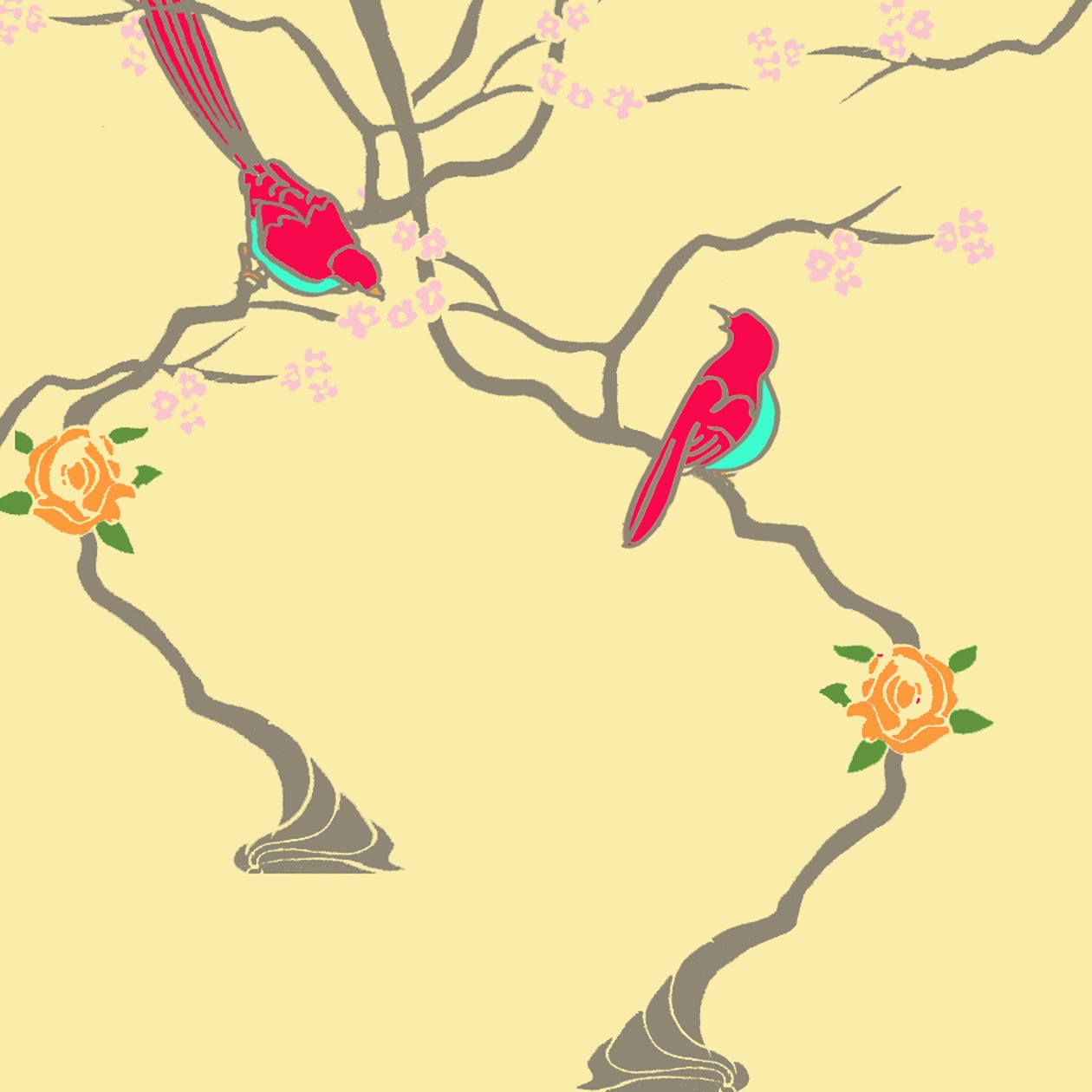 Uccelli in fiore da Anna Platts