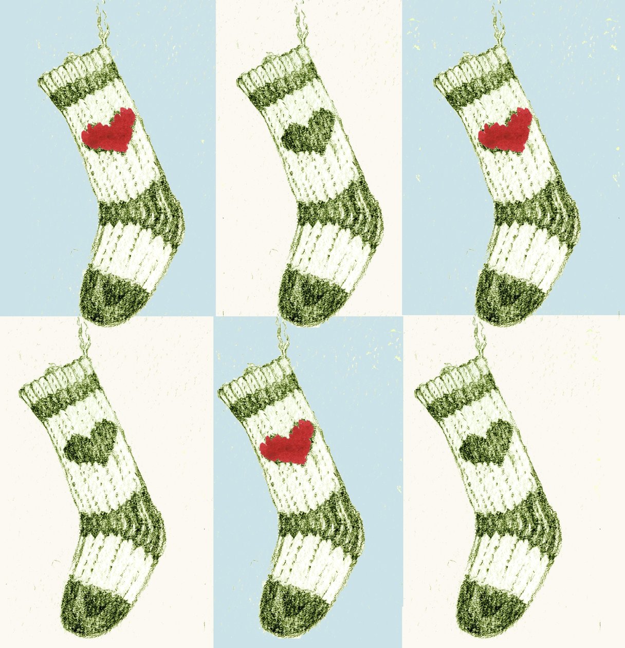 Calza di Natale da Anna Platts