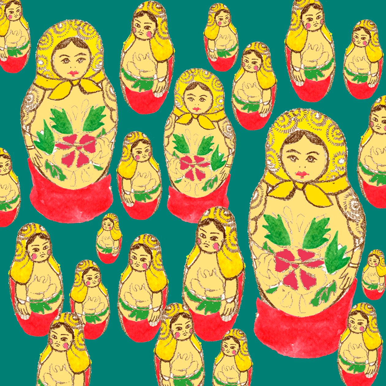 Bambole russe da Anna Platts