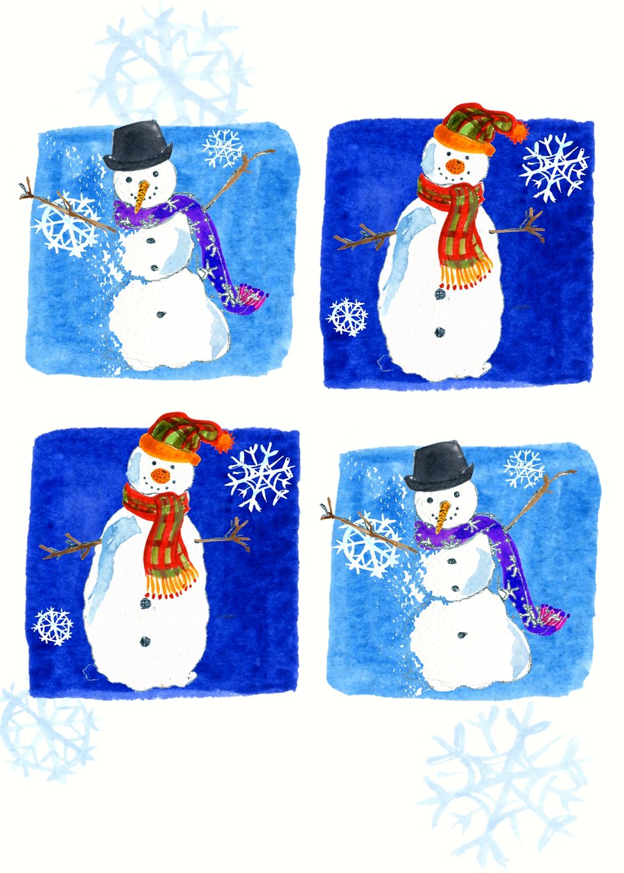 Pupazzi di neve da Anna Platts