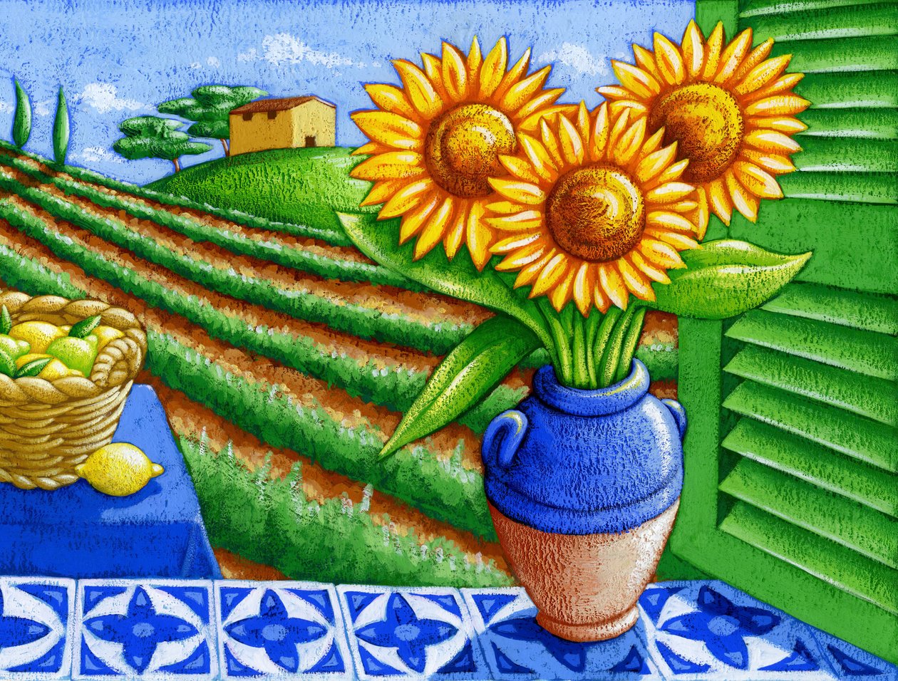 Girasoli in Provenza, 2015 da Annalisa Morrocco