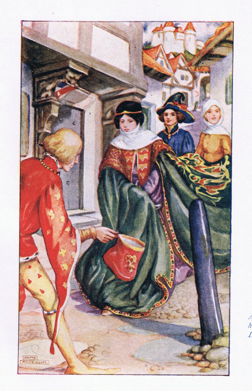 Aurelio si affrettò verso Dorigen da Anne Anderson
