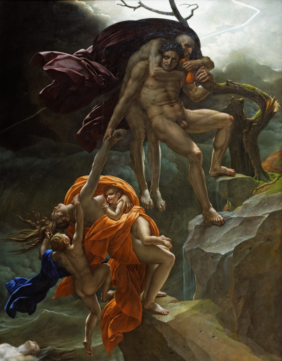 Una scena del diluvio da Anne Louis Girodet de Roussy Trioson