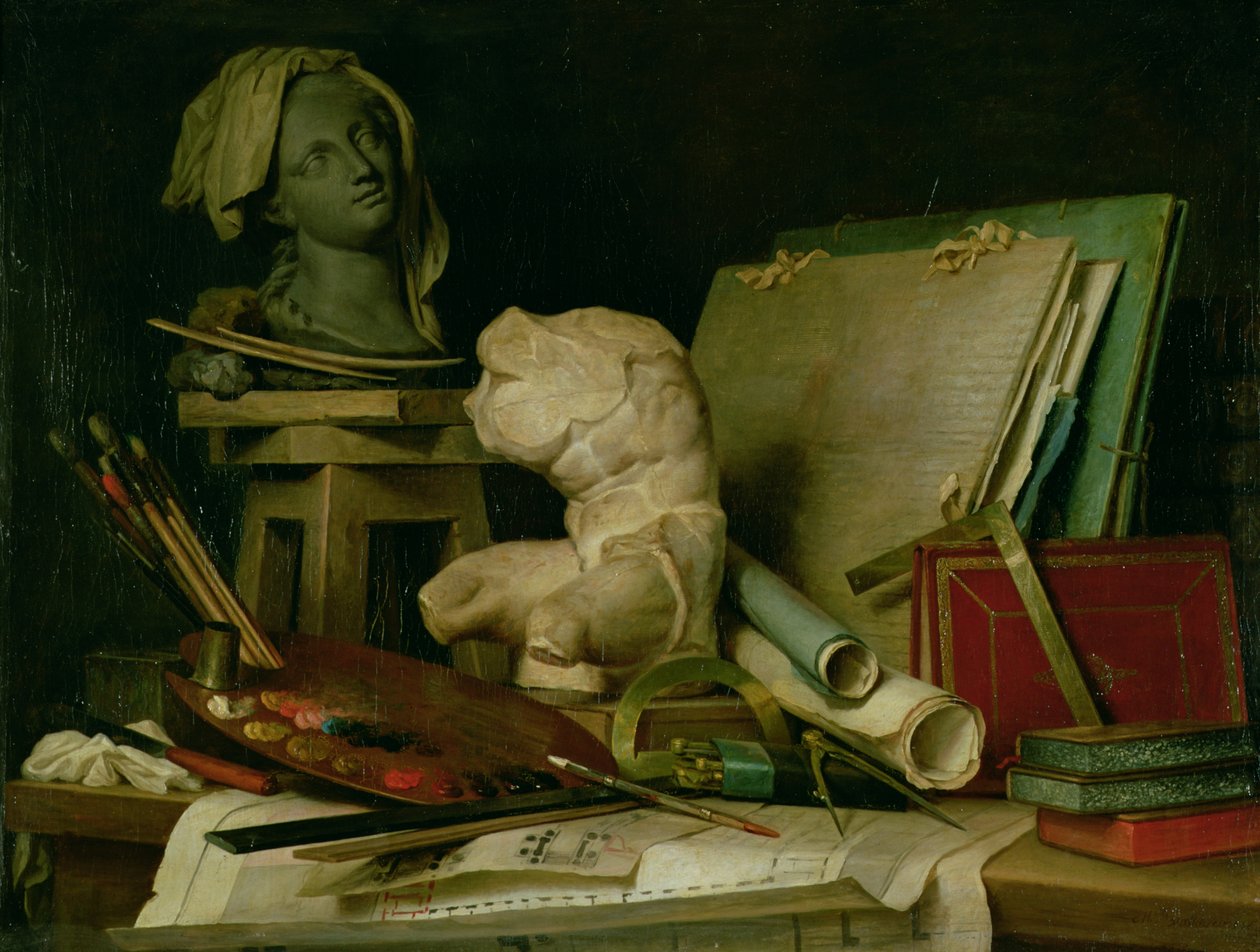 Gli attributi delle arti, 1769 da Anne Vallayer Coster