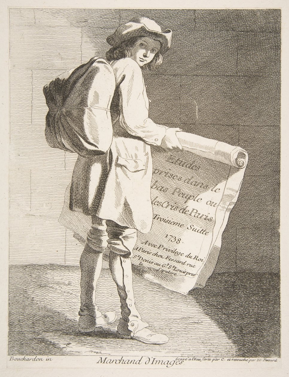 Venditore di quadri da Anne Claude Philippe de Caylus