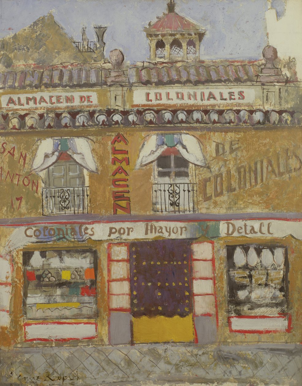 Una vetrina, Granada da Anne Redpath