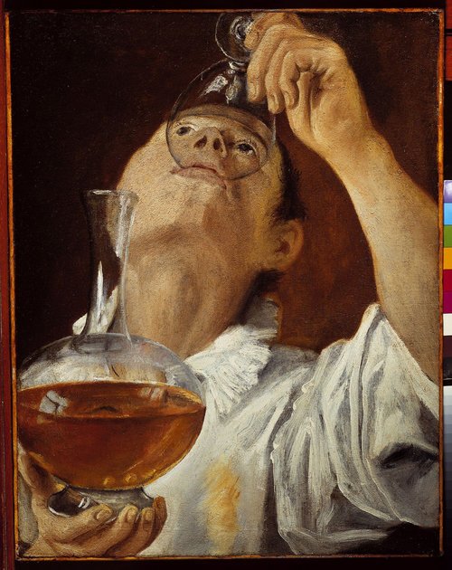 Ragazzo che beve da Annibale Carracci