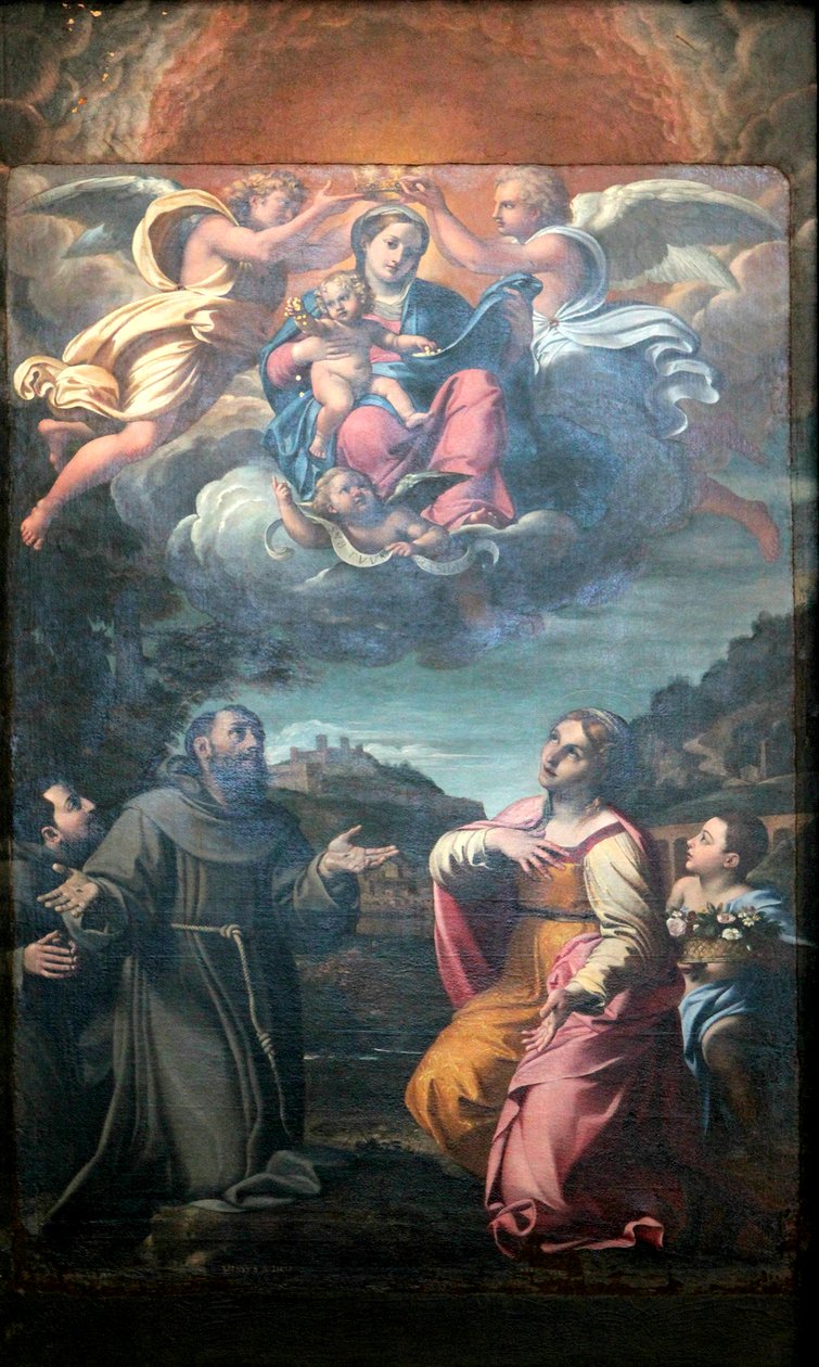 Madonna con santi da Annibale Carracci