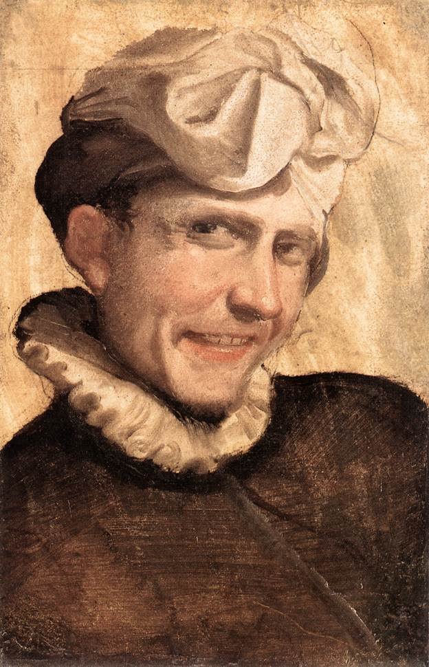 Uomo che ride da Annibale Carracci