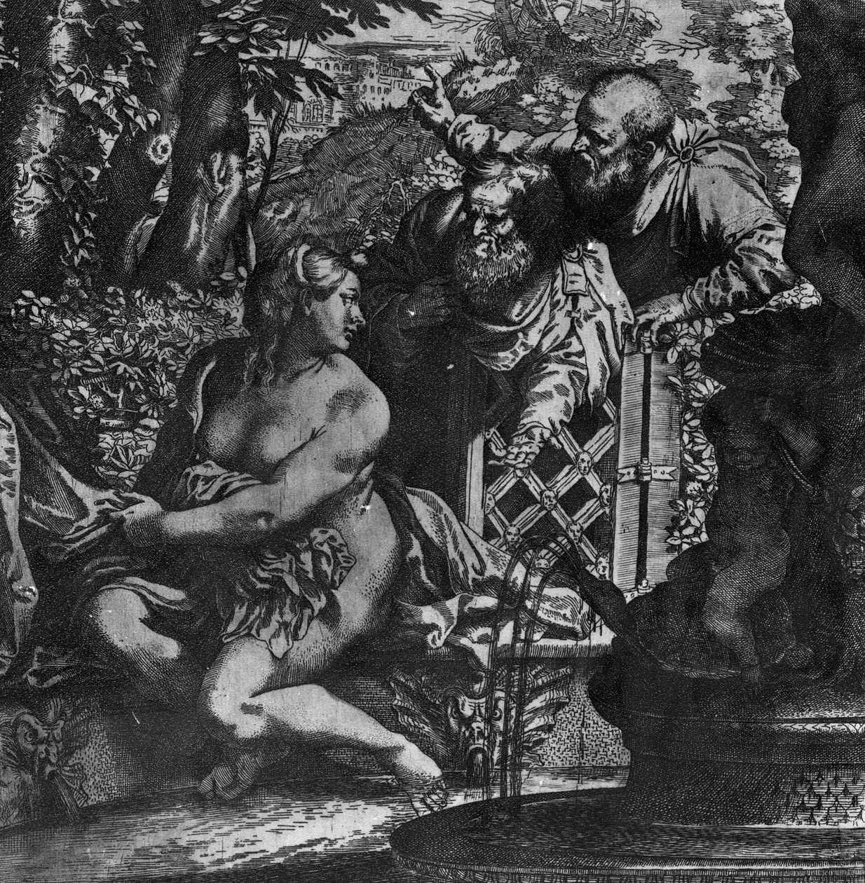 Susanna e i vecchioni, c.1590 da Annibale Carracci
