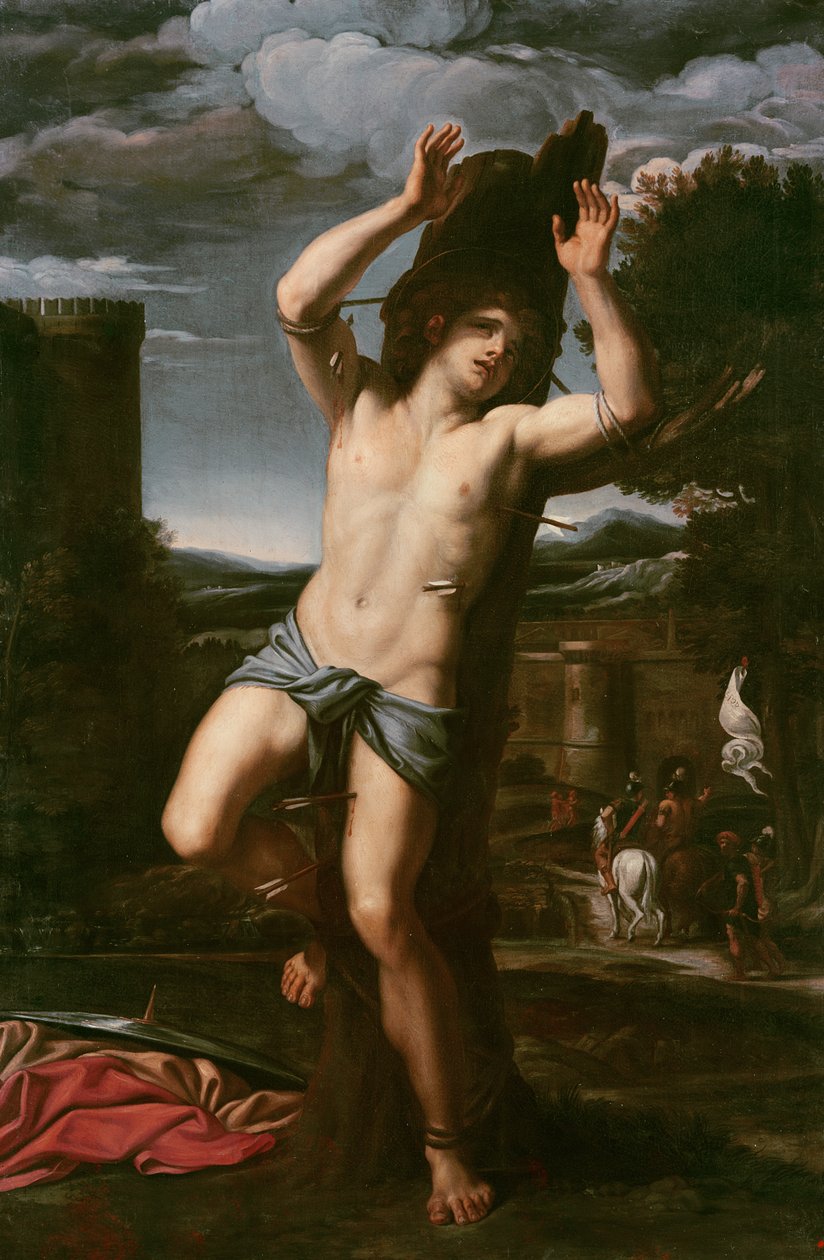 Il martirio di San Sebastiano da Annibale Carracci