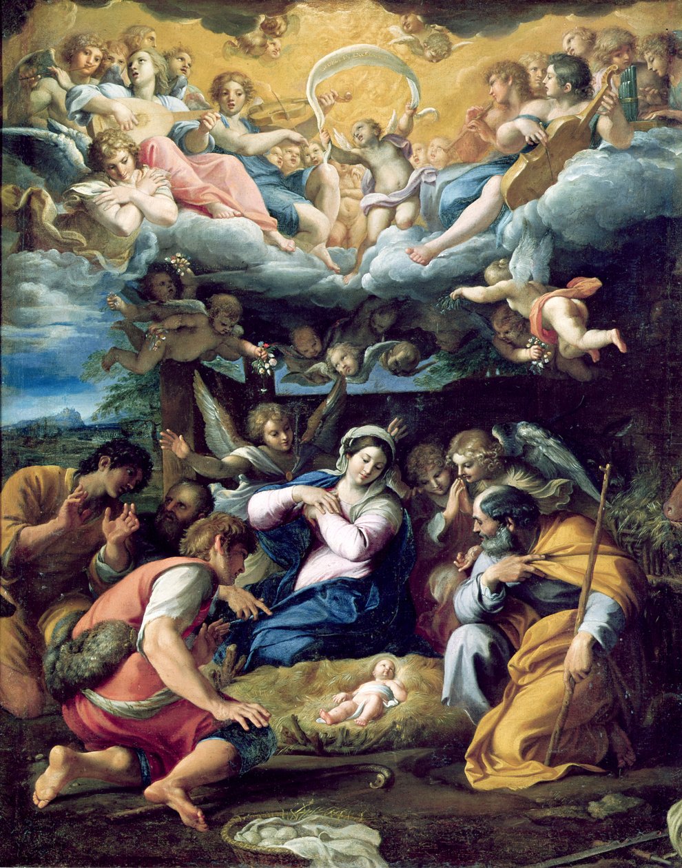La Natività, c.1596-98 da Annibale Carracci