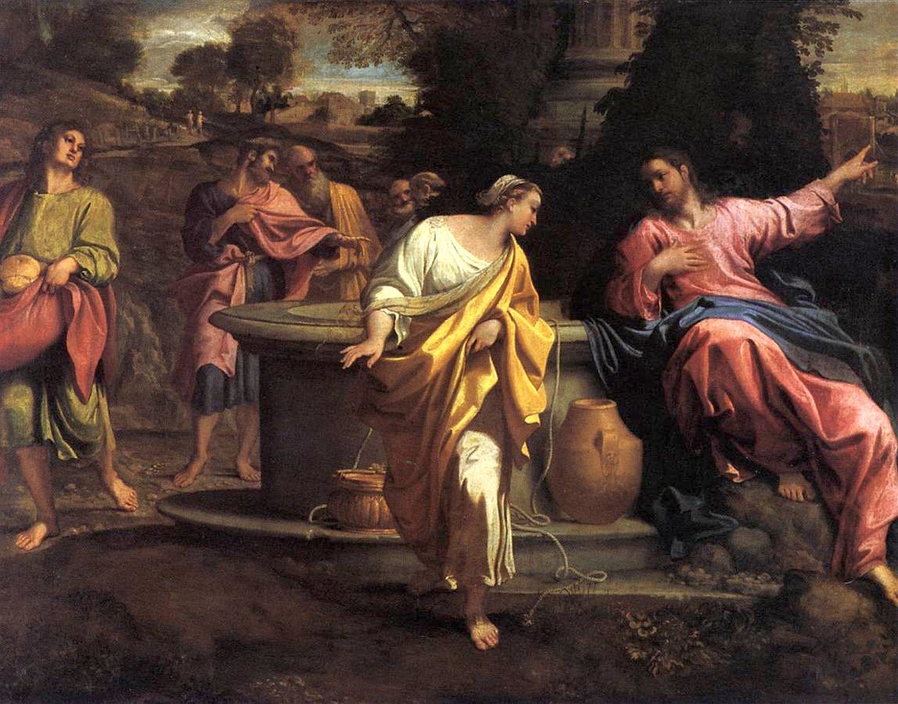 La Samaritana al Pozzo da Annibale Carracci