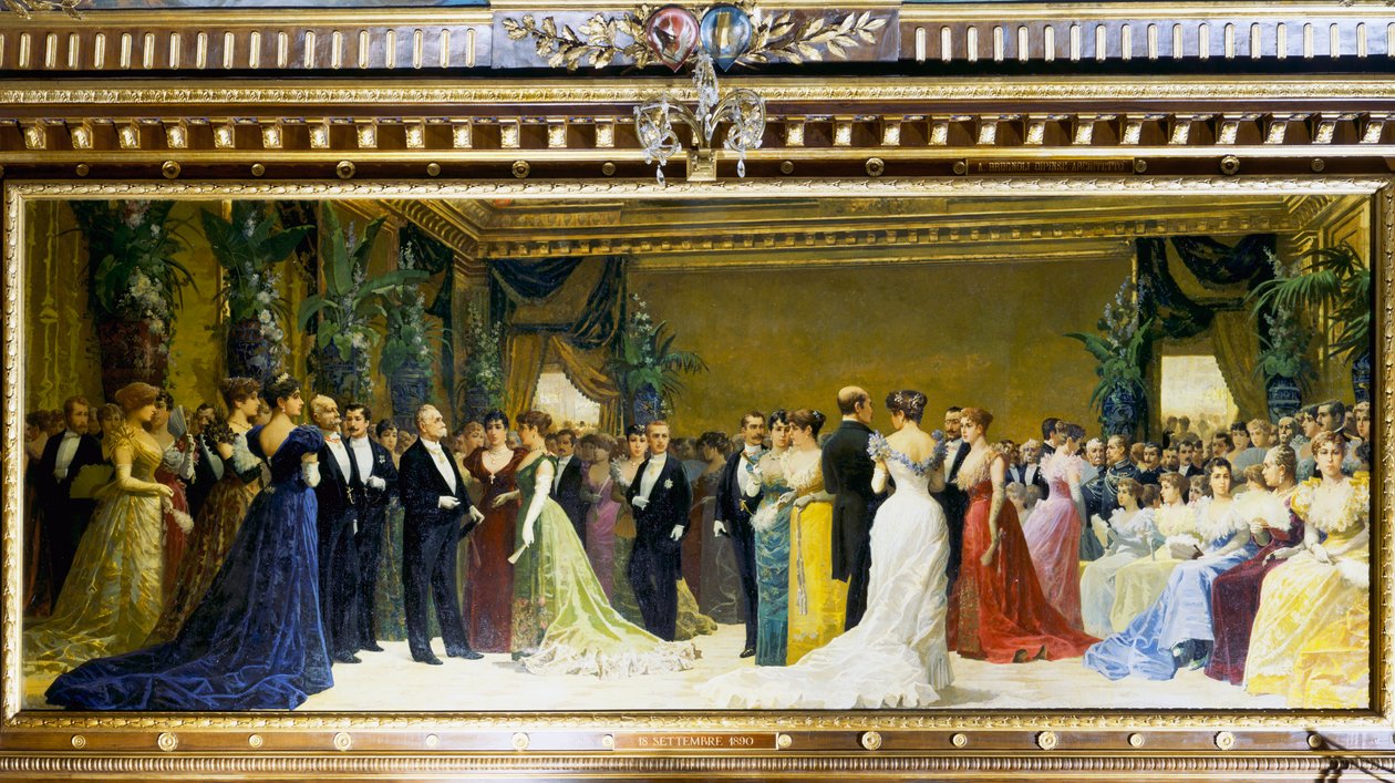 Danza in onore di Umberto I da Annibale Brugnoli
