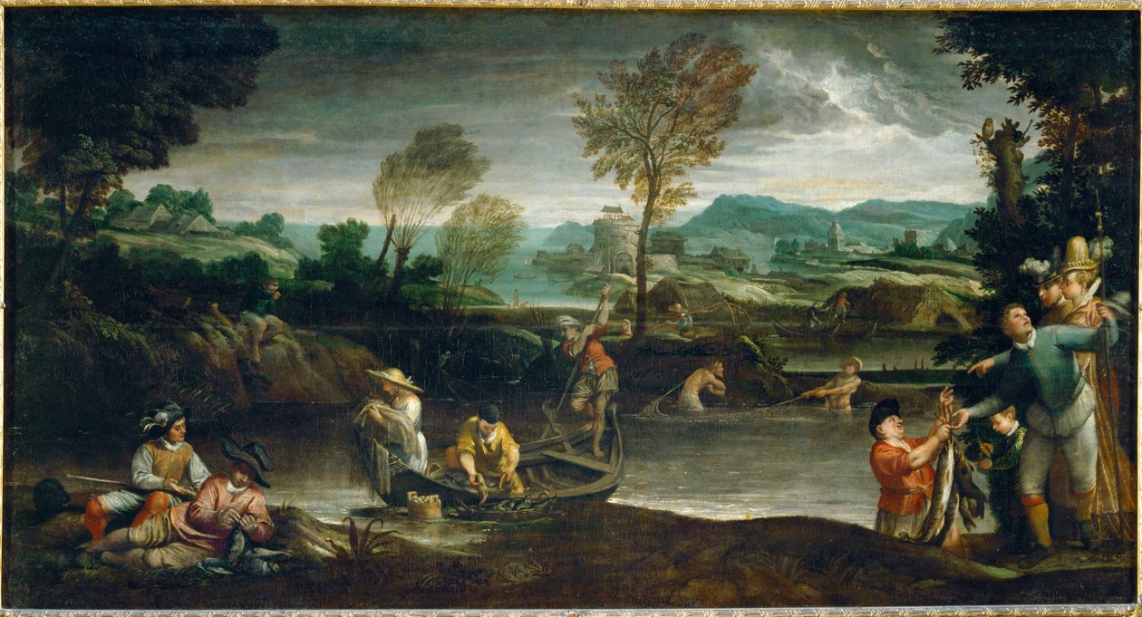 La peche - pesca, pendant al 40-08-05/41 ... da Annibale Carracci