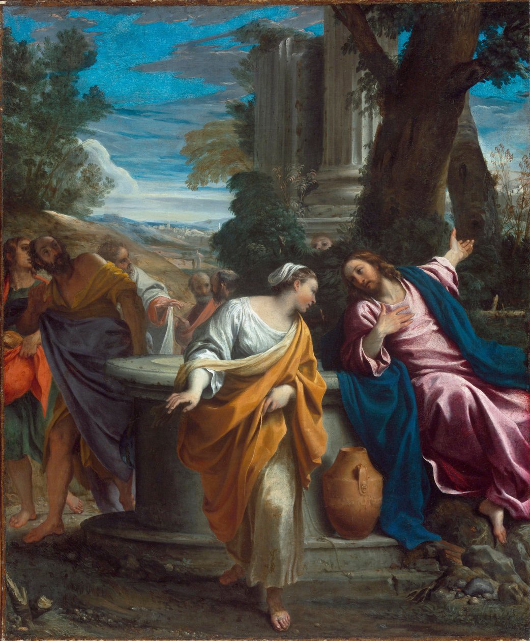 Cristo e la Samaritana da Annibale Carracci