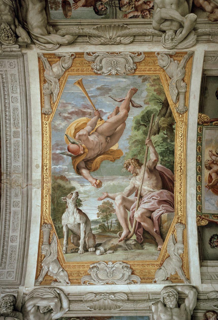 Mercurio e Paride da Annibale Carracci